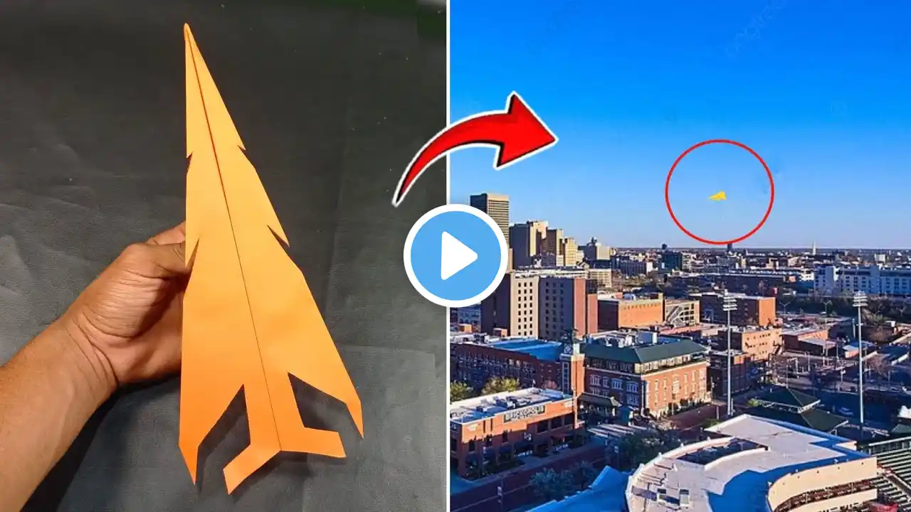 World Champion - How to Make a Paper Airplane That Flies Far and Fast