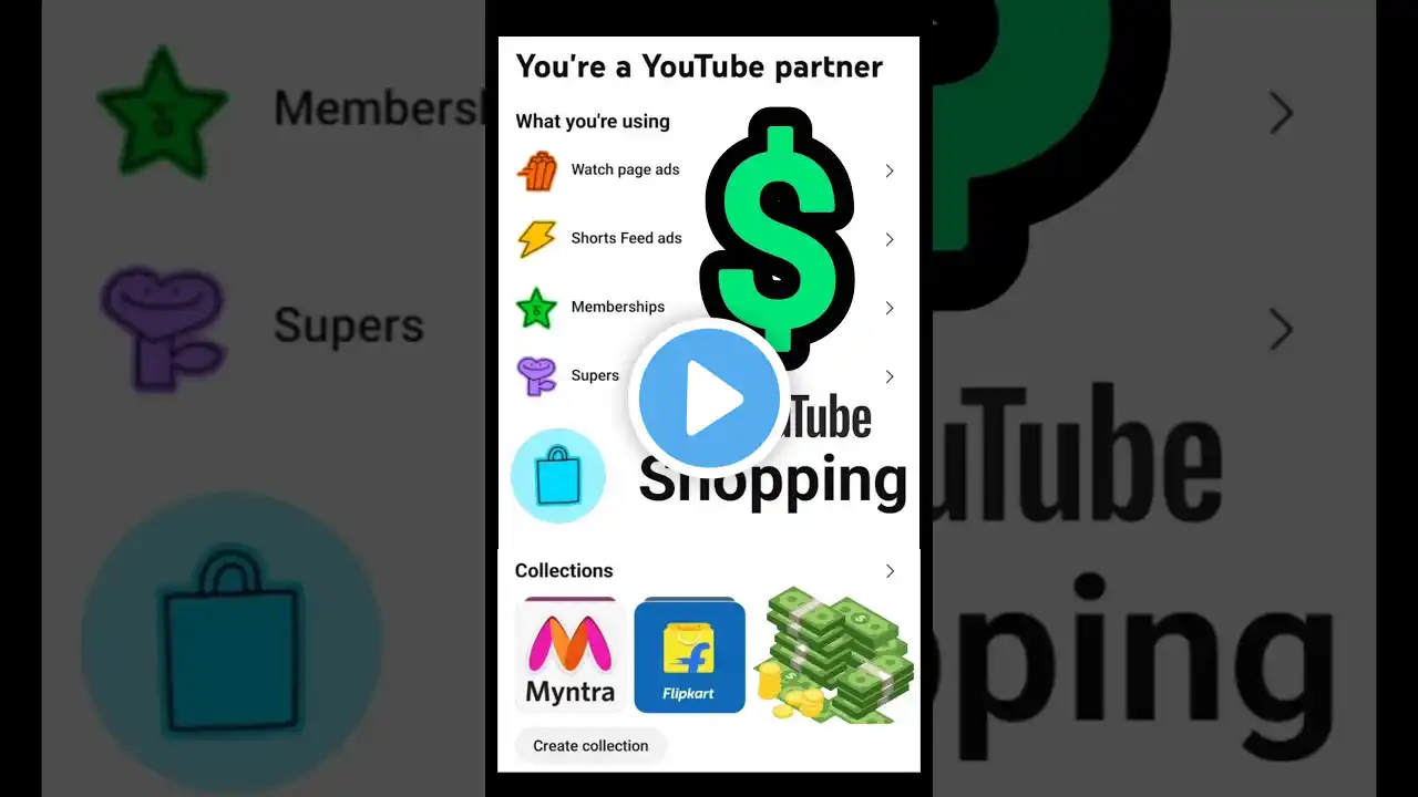 youtube shopping monetize | youtube YPP fully monetize💲#shorts #trending #monetization #short