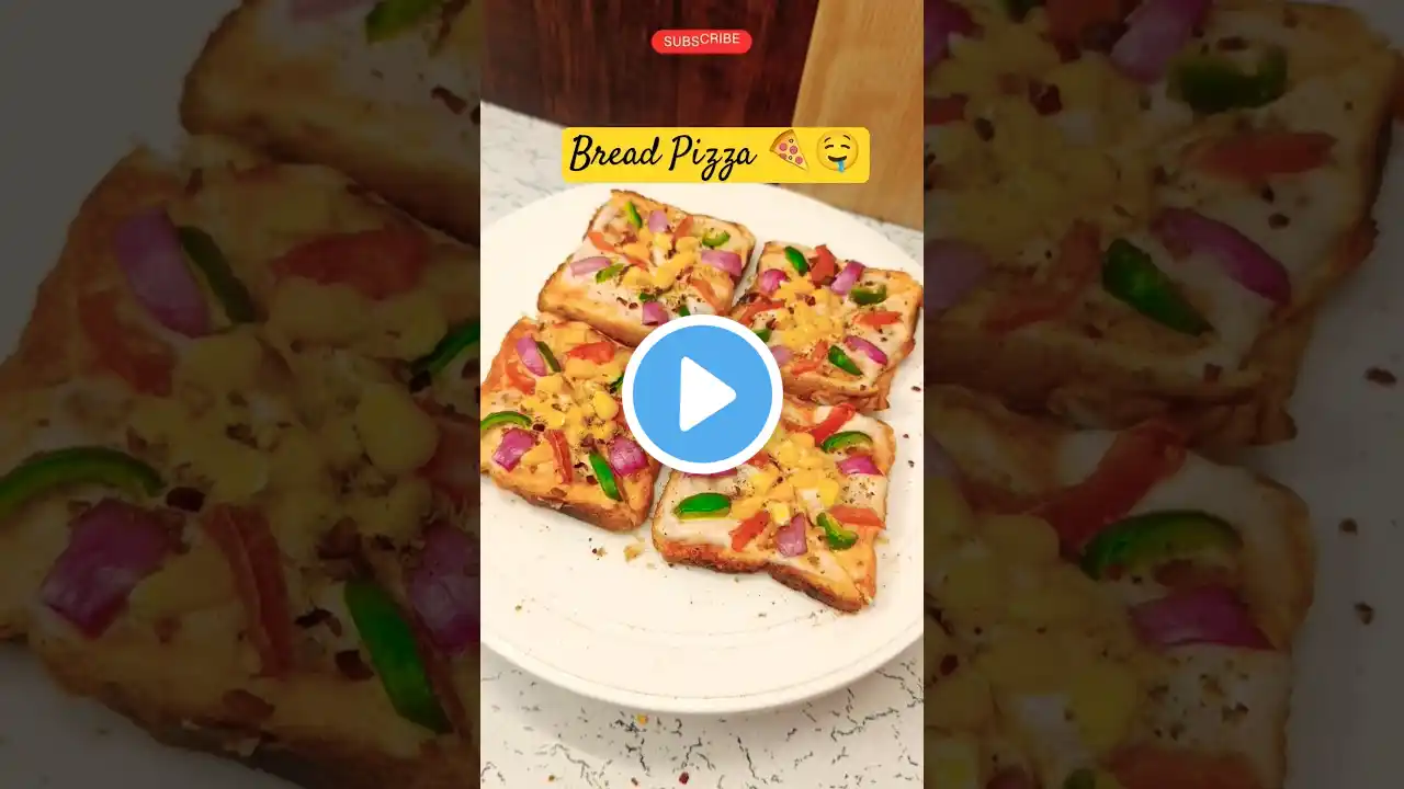 🔥Bread Pizza #youtubeshorts #food #trending #shortsfeed #shorts #short #shortsviral #viralshort #fun