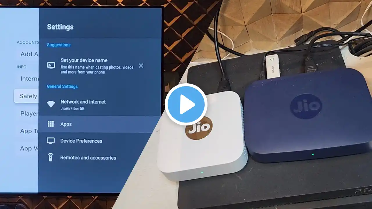 Access hidden options and settings in jio fiber and airfiber set top box | AdGuard DNS, stb hotspot