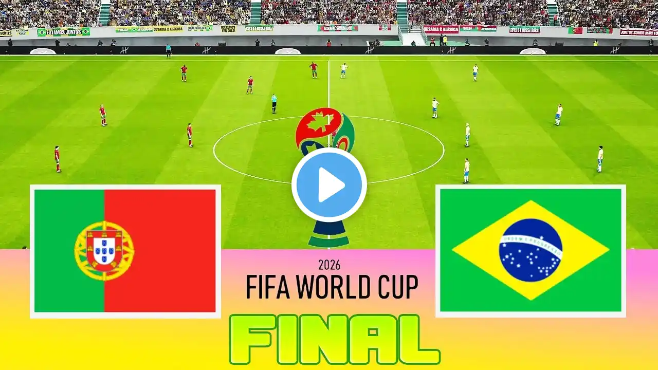 PORTUGAL vs BRAZIL - Final FIFA World Cup 2026 | Full Match All Goals | Football Match