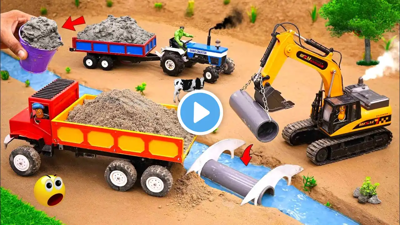 diy diorama making mini motor water pump science project | how to make | @sanocreator