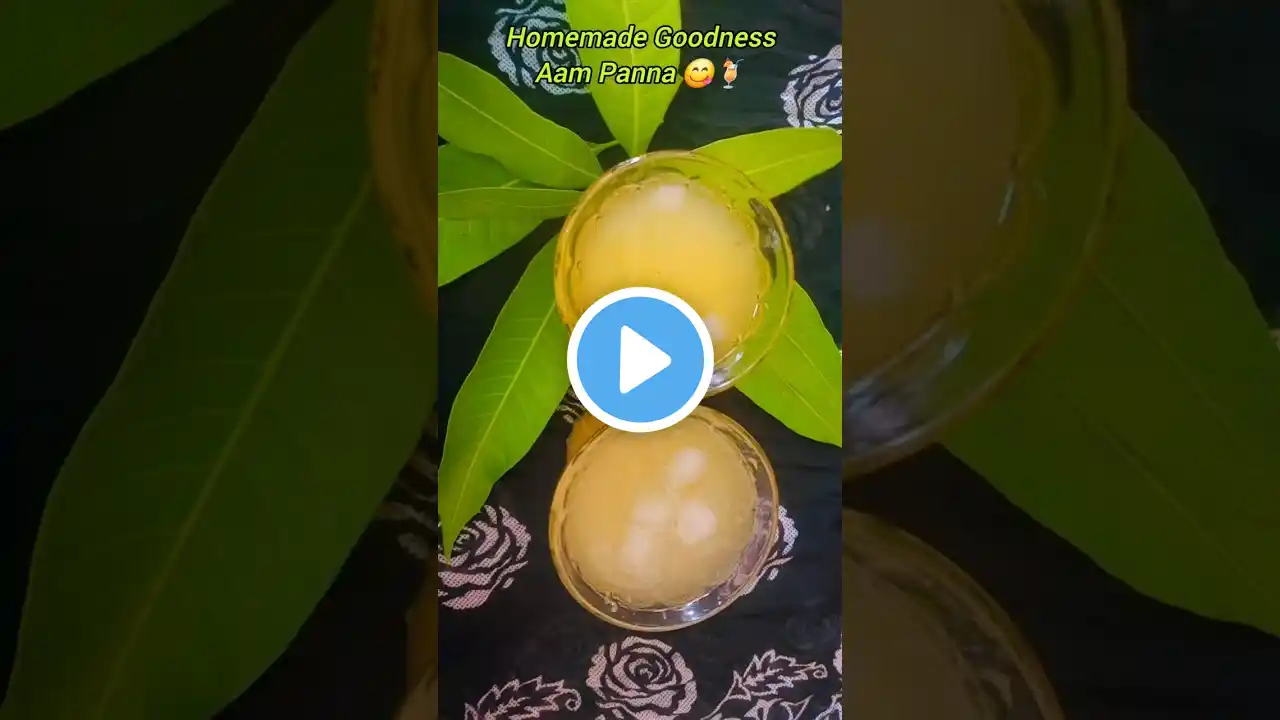 Aam panna Recipe 🥭| Raw Mango Drink💚 #aampanna #shorts #ytshorts #shortsfeed