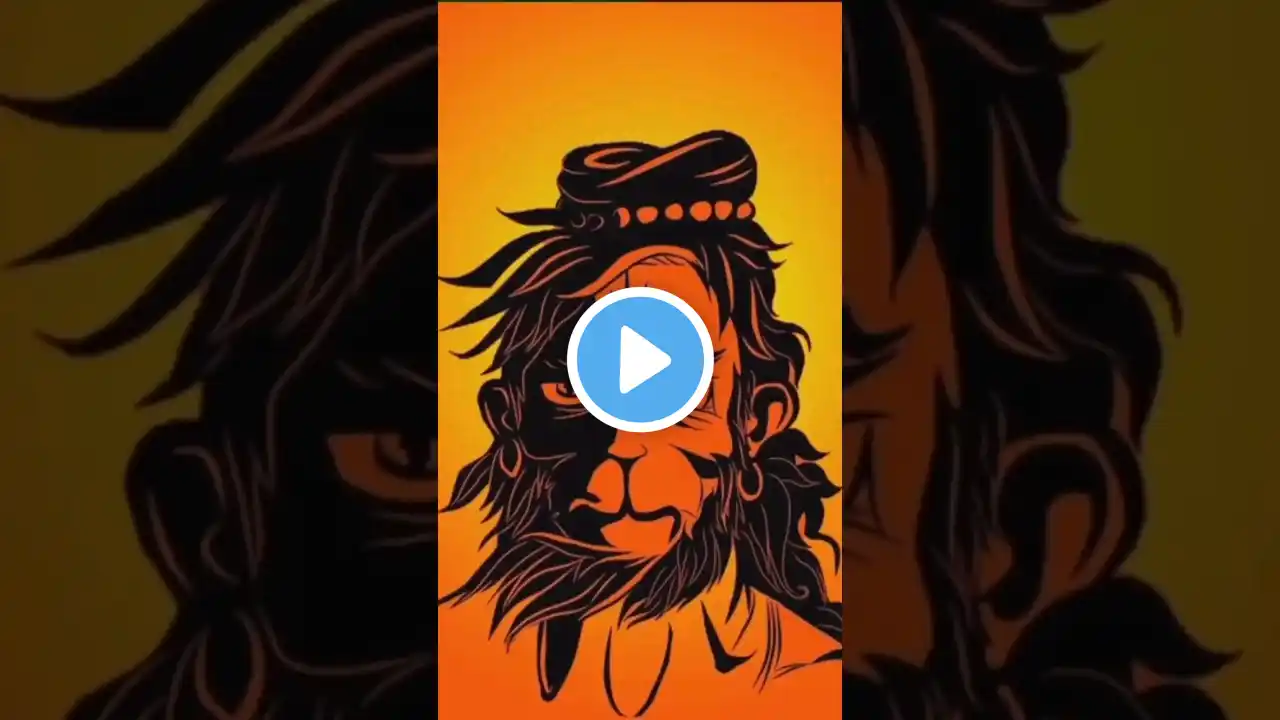 ll jai bajrangbali 🙏❤  ll lord hanuman ji whatsapp status  chalisa 🙏❤ #hanuman #youtube #shorts