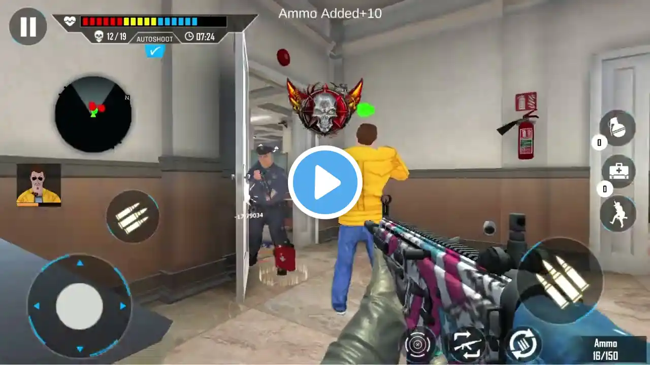 Bank Robbery SSG Shooting Game Android GamePlay #7