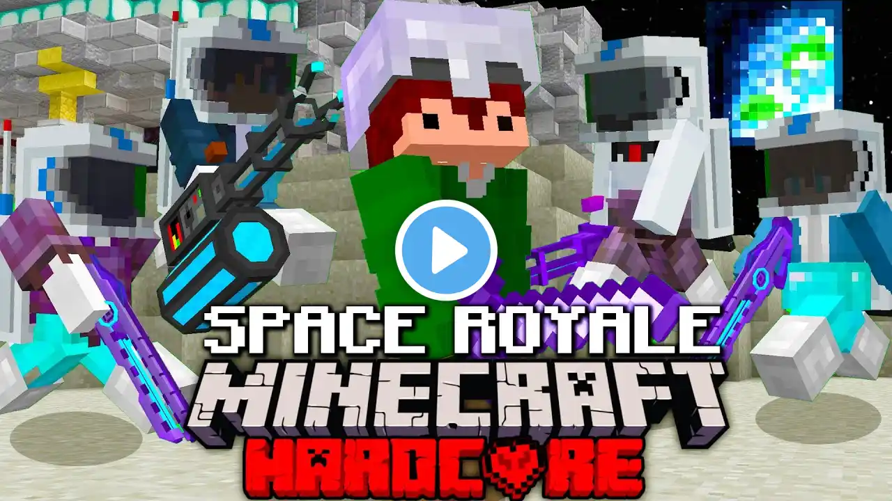 100 Players Simulate a Space HUNGER GAMES in Minecraft!