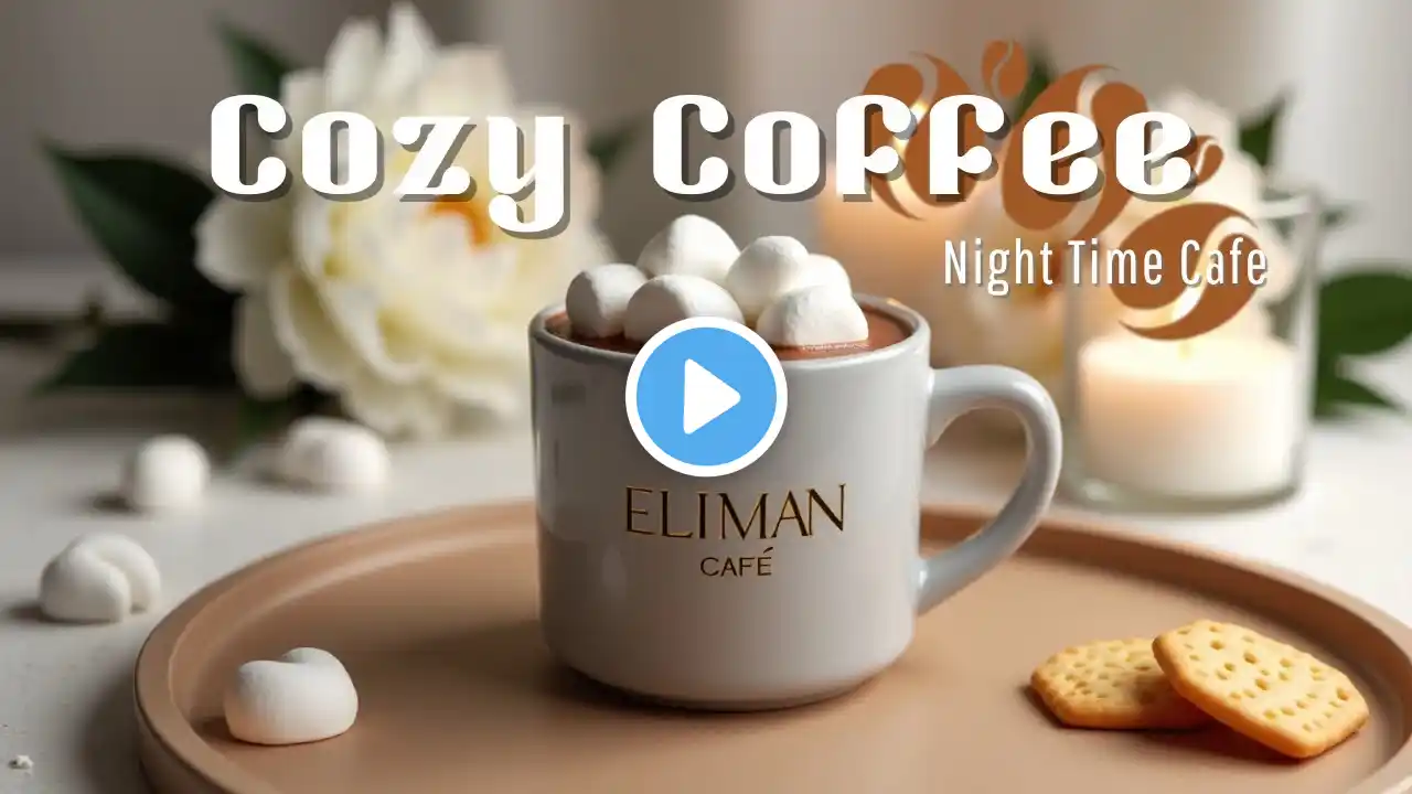 3 Hours Relaxing Night in Café Coffee - Peaceful Melody for Stress Relief & Anxiety