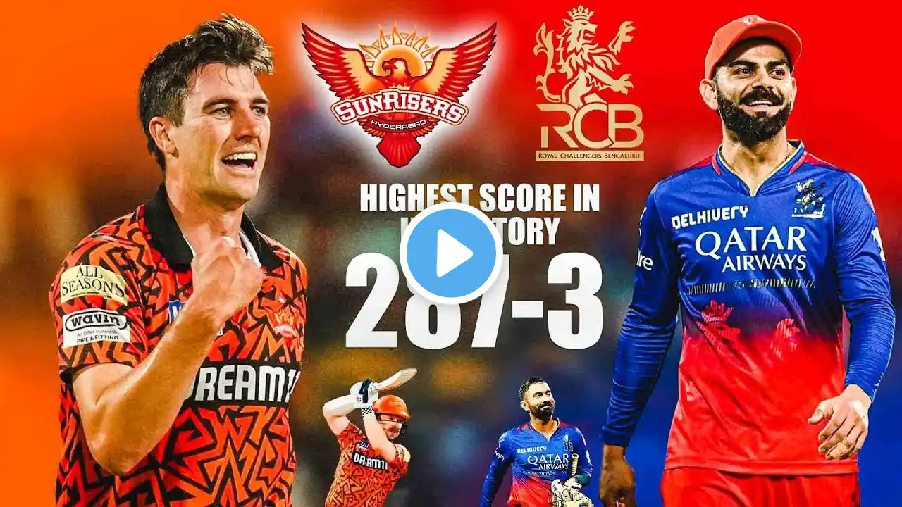 #RCB VS #SRH 287 3 Highest Score in #IPL Match Highlights   IPL Matches   IPL Best Matches