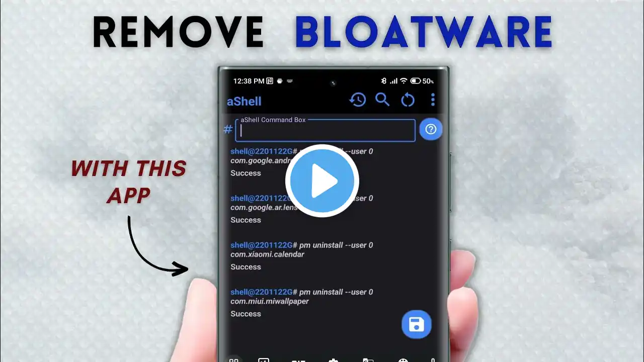 REMOVE Any Android BLOATWARE - No ROOT or PC Required!