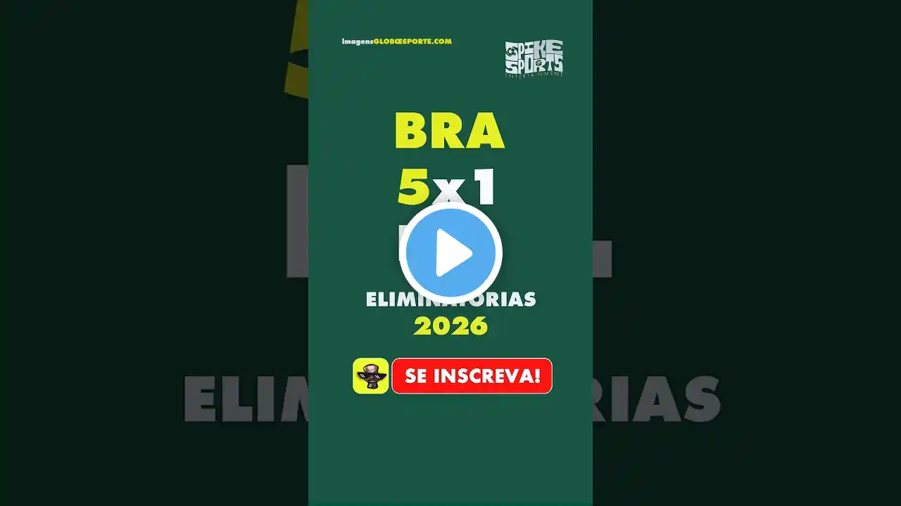 BRASIL 5 X 1 BOLÍVIA   MELHORES MOMENTOS   ELIMINATÓRIAS DA COPA 2026 #shorts