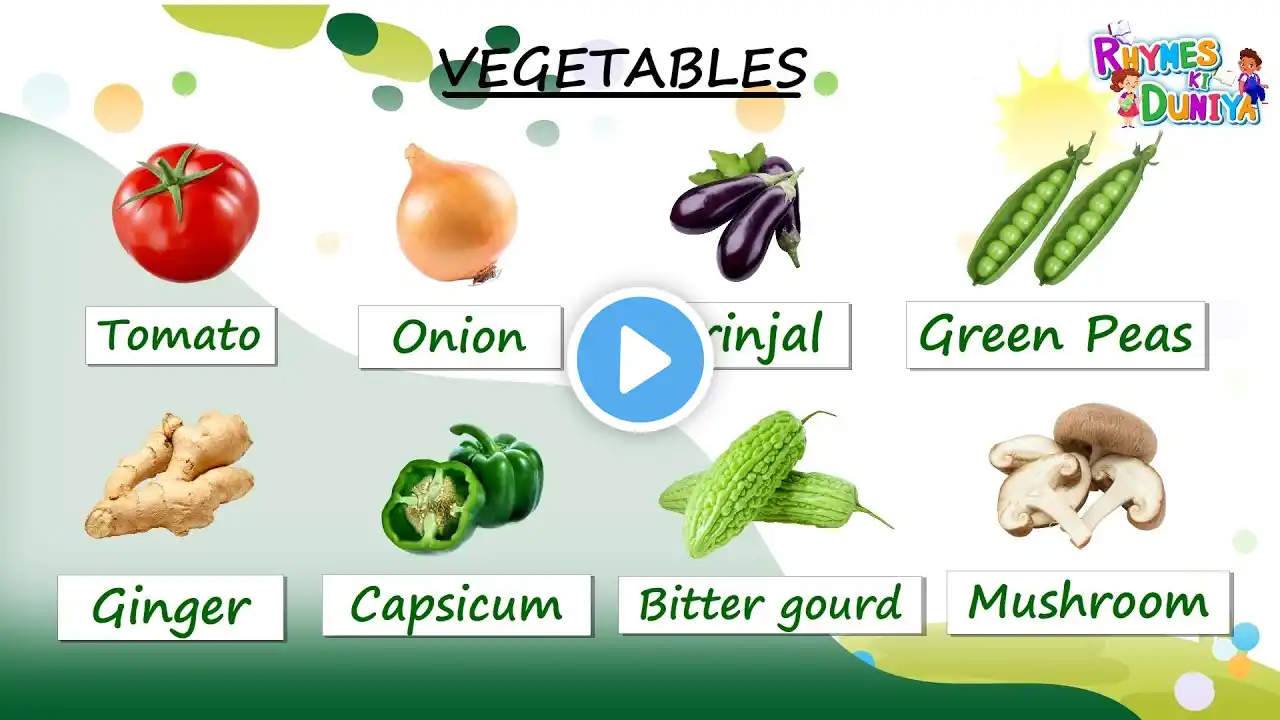 Vegetable Names Made Easy: Fun Learning for Kids! Let's Get Veggie! Fun Names for Little Learners!