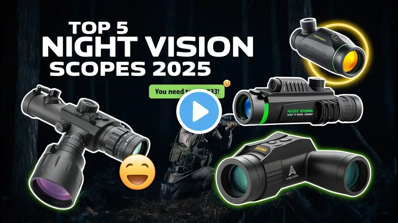 Top 5 BEST Night Vision Scopes of 2025 🌙🔭 (You NEED to See #3!)