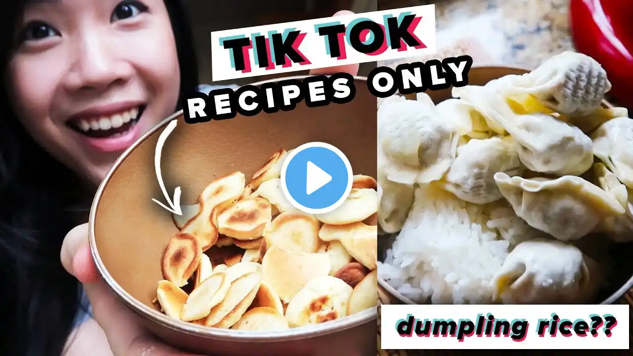 I Only Ate TikTok Recipes For 24 Hours