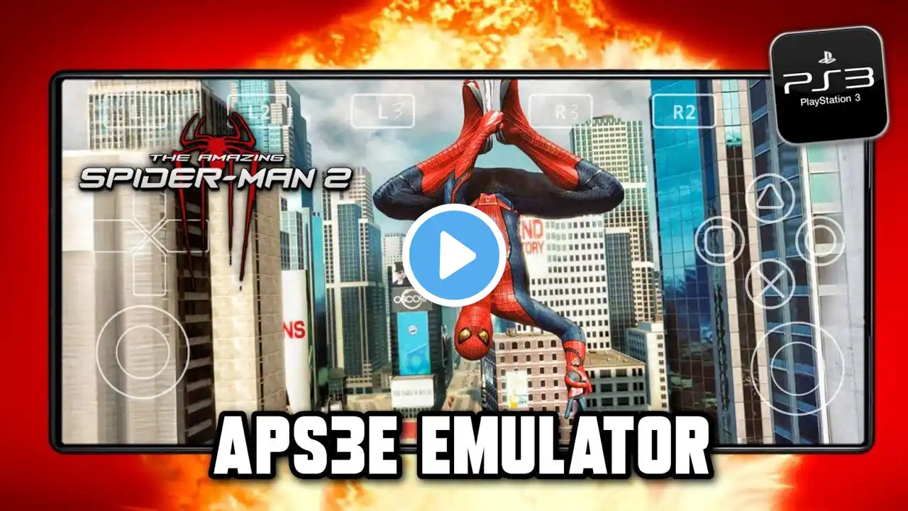 🚀 THE AMAZING SPIDER-MAN 2 On APS3E (PS3) EMULATOR MOBILE! (Android) | PS3 On ANDROID