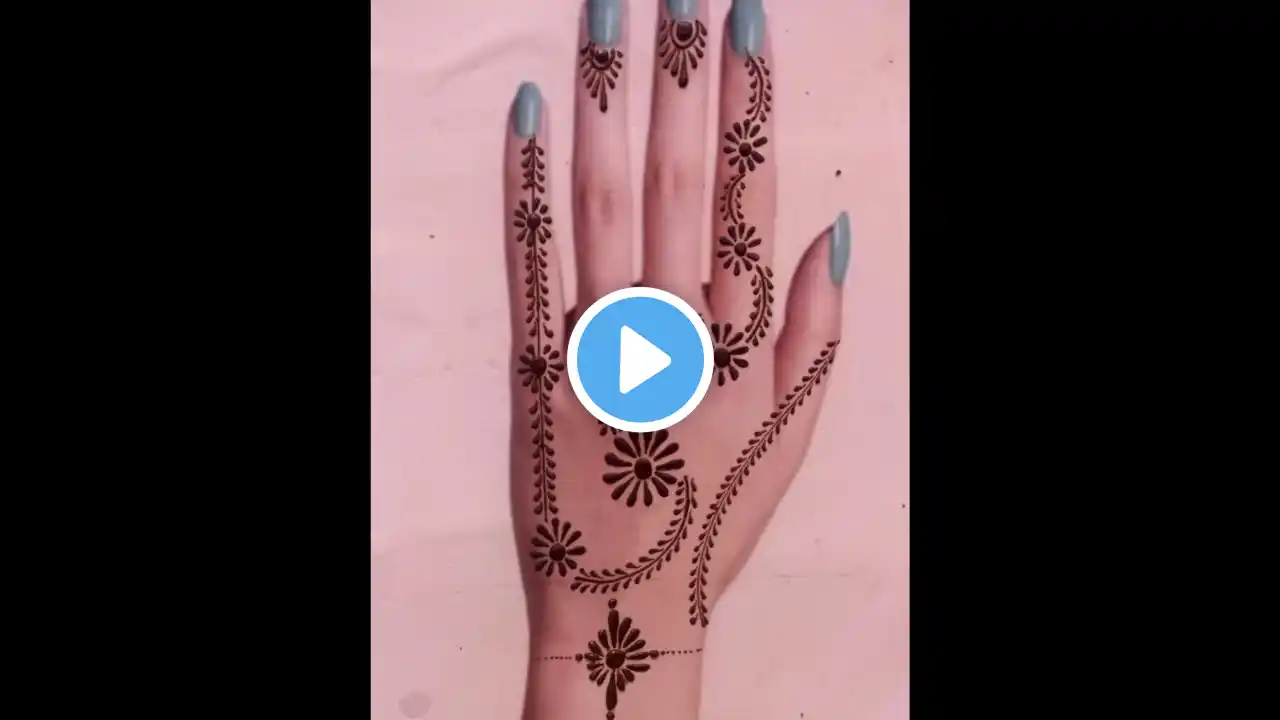 very simple mehndi design #mehndidesign #youtubeshorts #shorts #viral #new