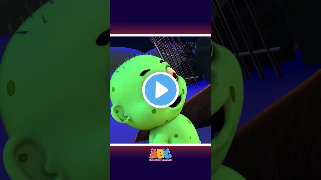 SPOOKY Johny Eating Scary Brown Chocolate #shorts #halloween2023 #kidssongs #allbabieschannel