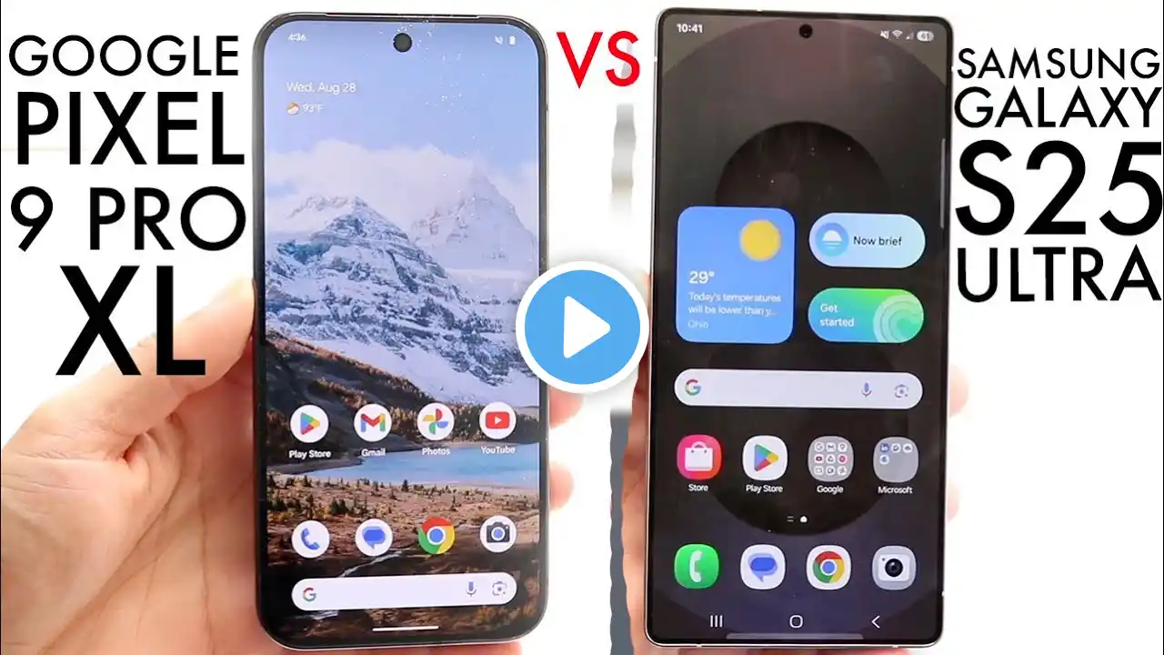 Samsung Galaxy S25 Ultra Vs Google Pixel 9 Pro XL! (Comparison) (Review)