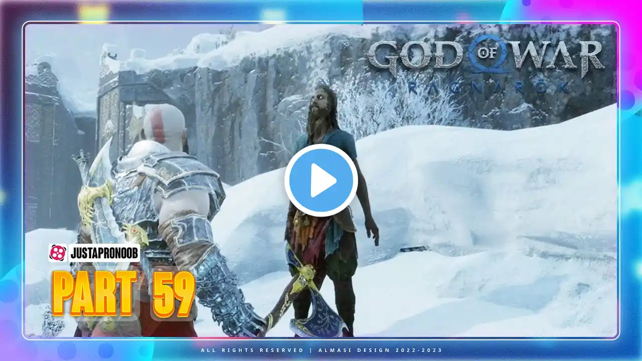 God of War Ragnarök Walkthrough Gameplay Part 59 گیم پلی بازی گاد اف وار رگناروک