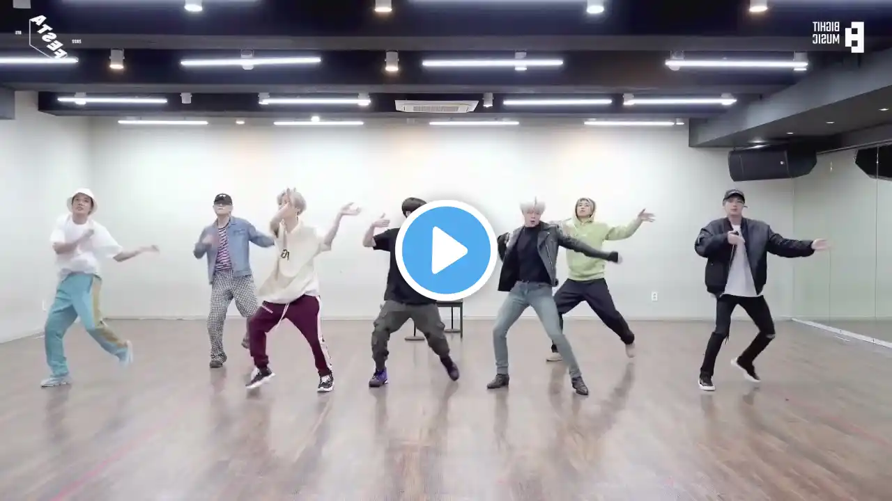 BTS | Airplane Pt. 2 | Dance Practice (AI Enhanced 60 FPS | Mirrored | Slowed)