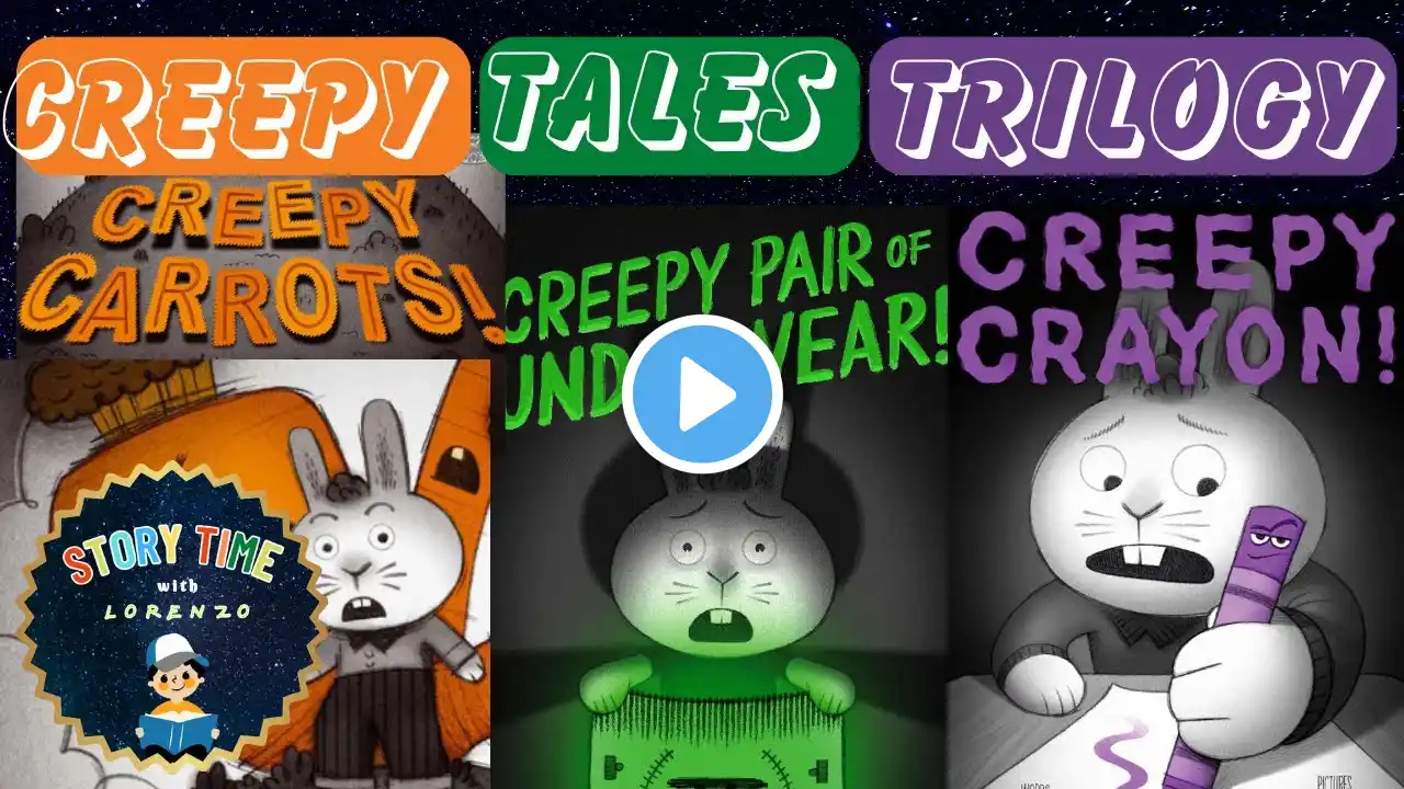 📖 Kids Read Aloud : CREEPY COMPILATION | Creepy Carrots! Creepy Pair of Underwear! Creepy Crayon!