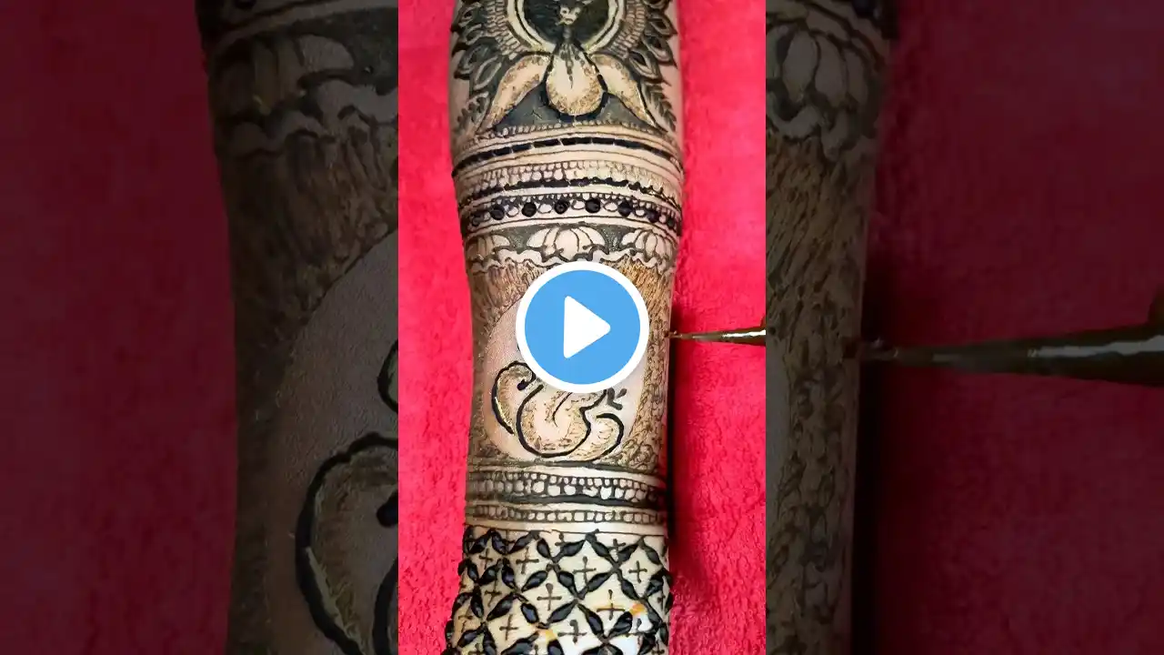 Stylish mehndi design♥️ #shorts #mehndi #trending #stylish #latest #arabic #henna #mehandi #youtube