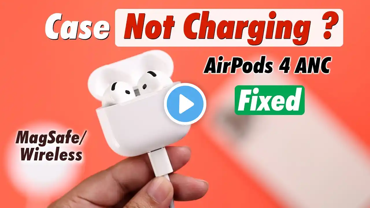 Fix  AirPods 4 ANC Case Not Charging!