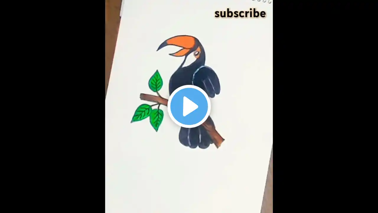 Cute&easy&satisfying bird colouring video🕸️#art#shortsfeed#trending#youtubeshorts#shorts#shortsviral