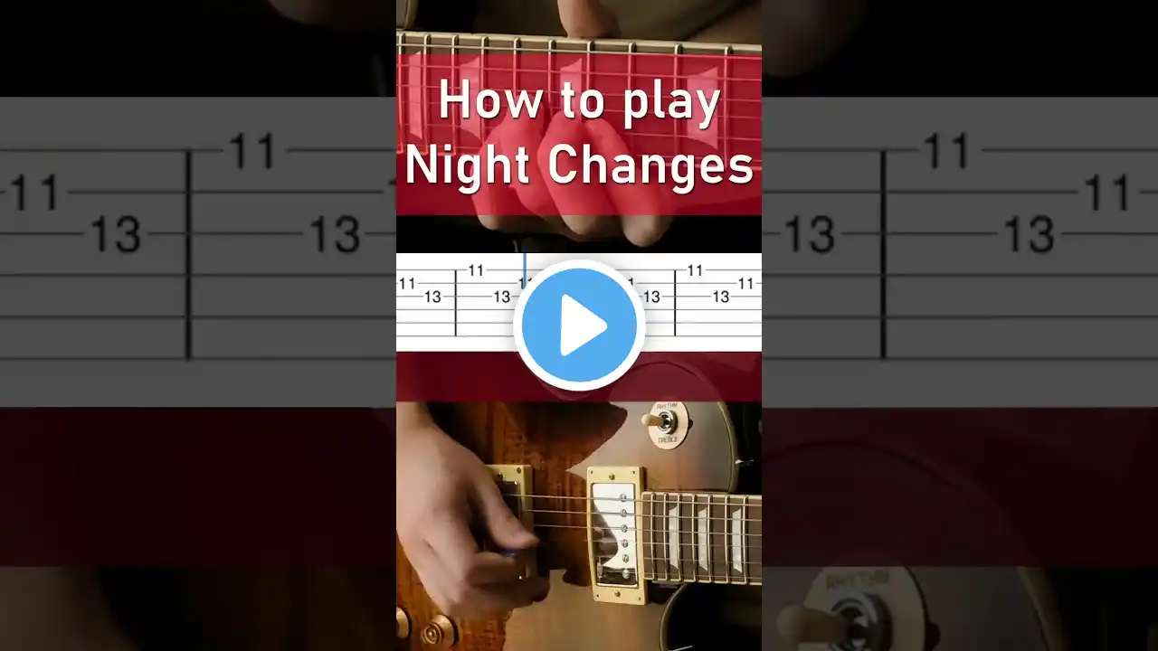 One Direction - Night Changes | Easy Guitar Tab