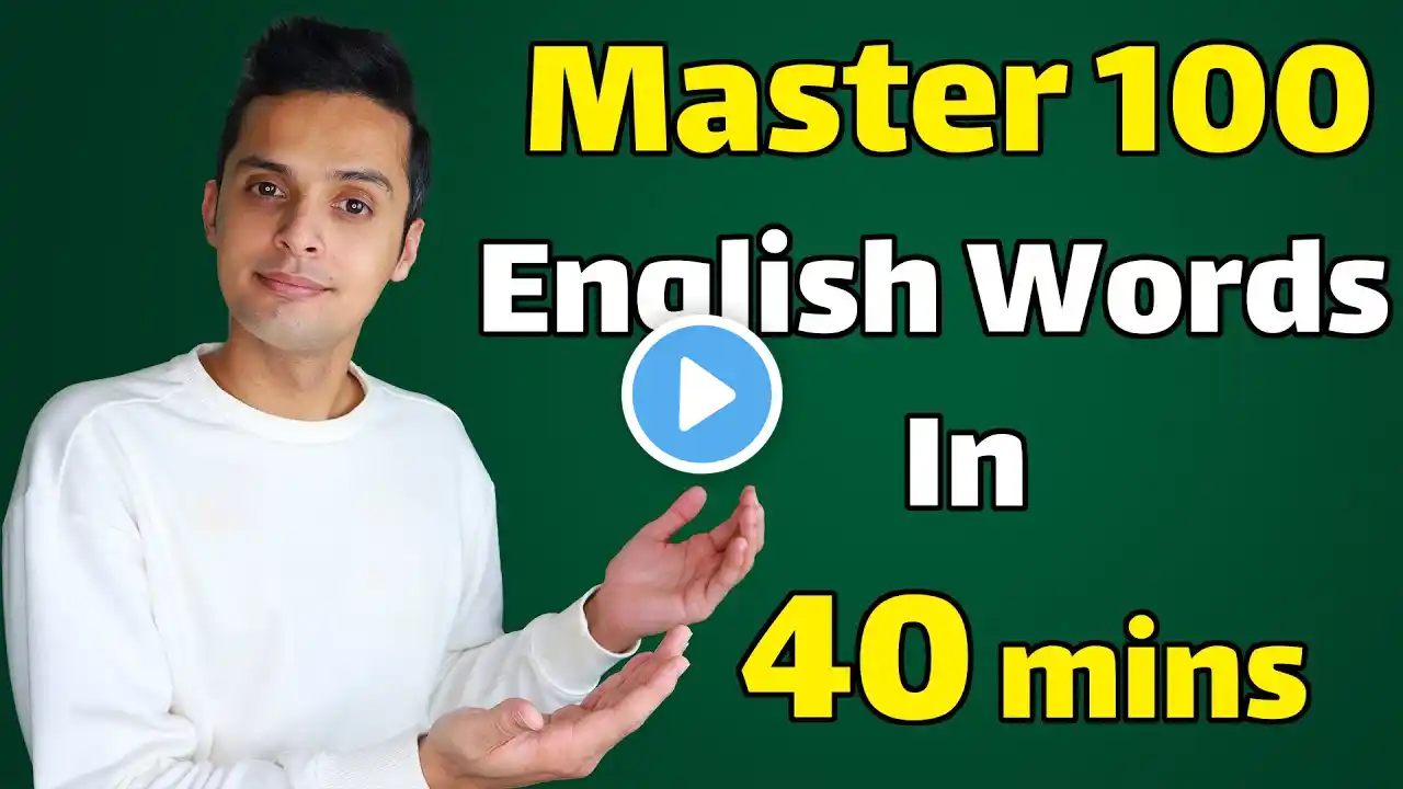 Master 100+ Practical English Words in 40 Minutes! Speak Like a Native!