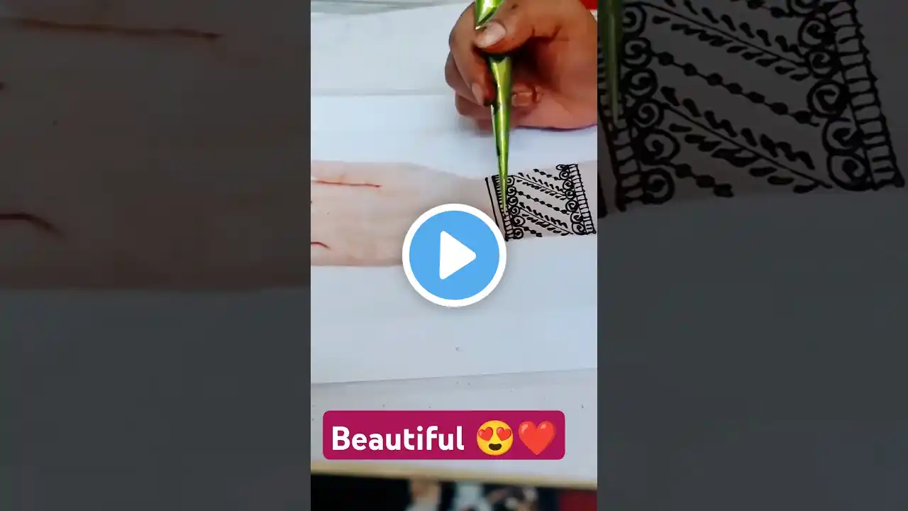 Wow So Beautiful 💕|mehandi ka design #rajmehandidesigner#mehndi #trending #shorts #shortfeed #art