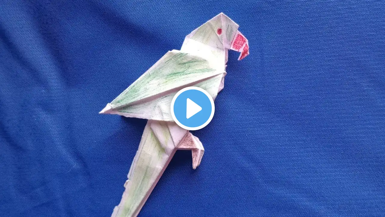 How to make easy paper parrot||parrot with note book paper for beginners||easy diy paper bird|craft