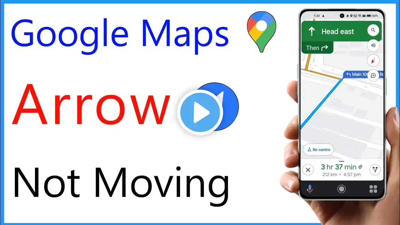 Google Maps Arrow Not Moving | How To Fix Google Map Not Showing Direction Arrow