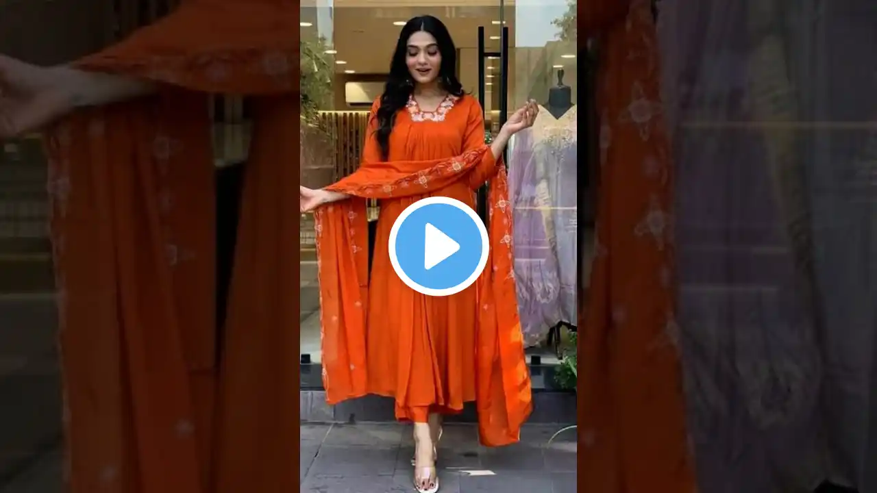 beautiful Latest Anarkali suit।how to Anarkali suit।fancy design Anarkali suit।#shortsvideo #dress