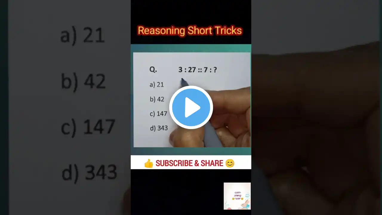 Number Analogy Reasoning Questions with Answers| Reasoning Short Tricks| Simple Easy 55m| #ssc #rrb