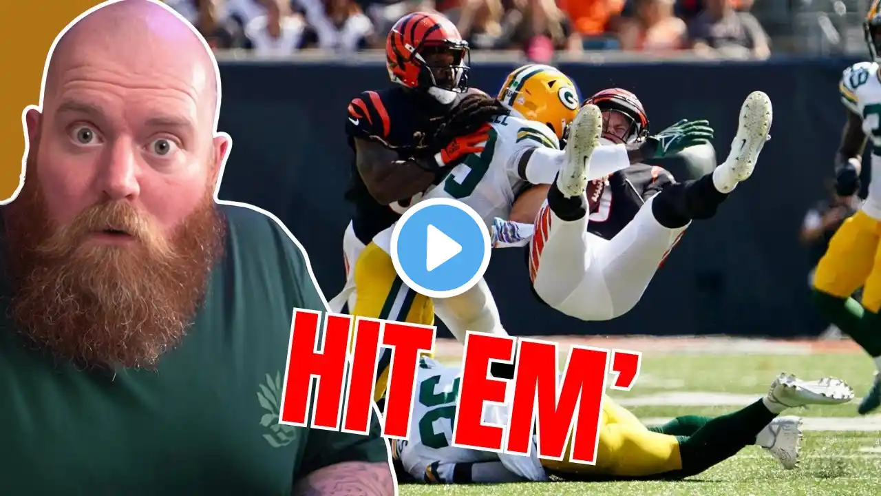 Aussie rugby Fan Reacts to Biggest Football Hits Ever