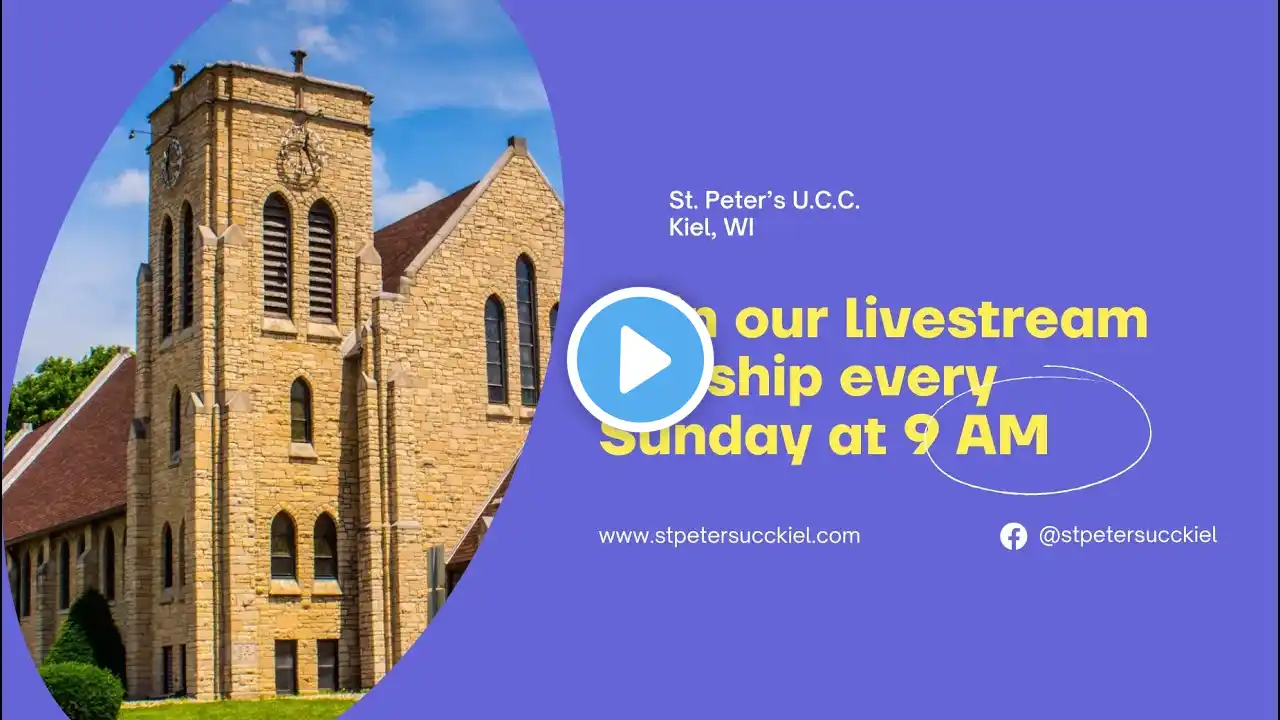 March 16th, 2025, Worship Service at St. Peter's U.C.C., Kiel, WI