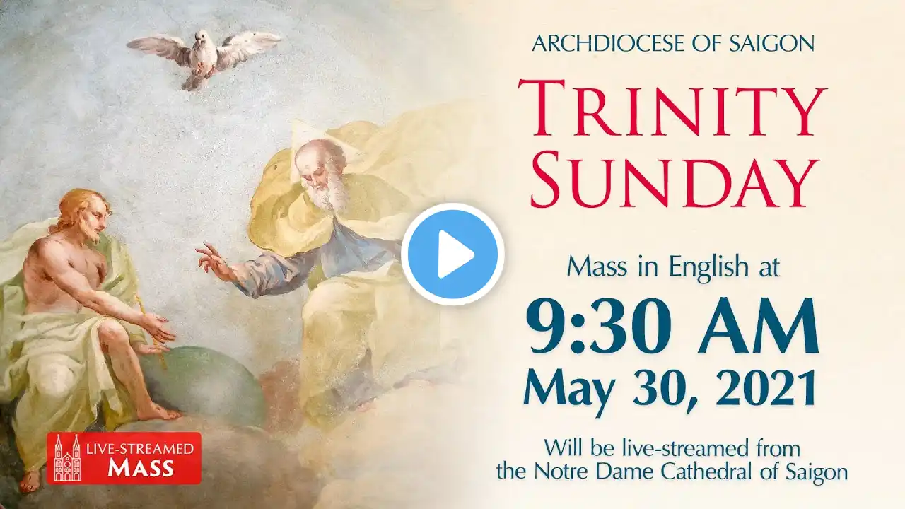 🔴  Trinity Sunday | English Mass | May 30, 2021 (Live-streamed)