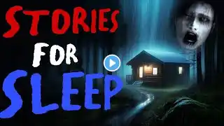 True Scary Stories For Sleep with the Sound of Rain | Black Screen| Vol.16