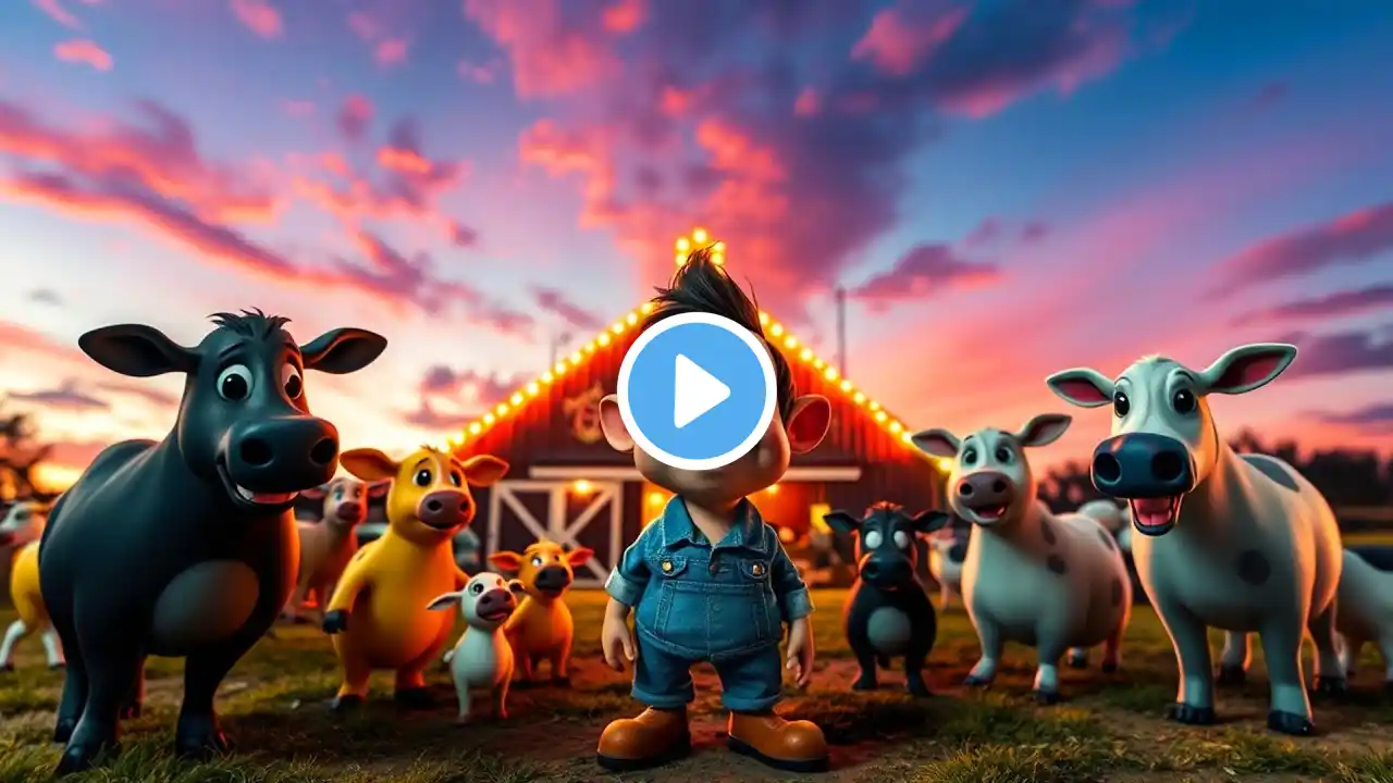Old Mack's Funky Farm ๐ฎ๐ถ | Fun Kids Nursery Rhyme | Classic Animal Song ๐๐