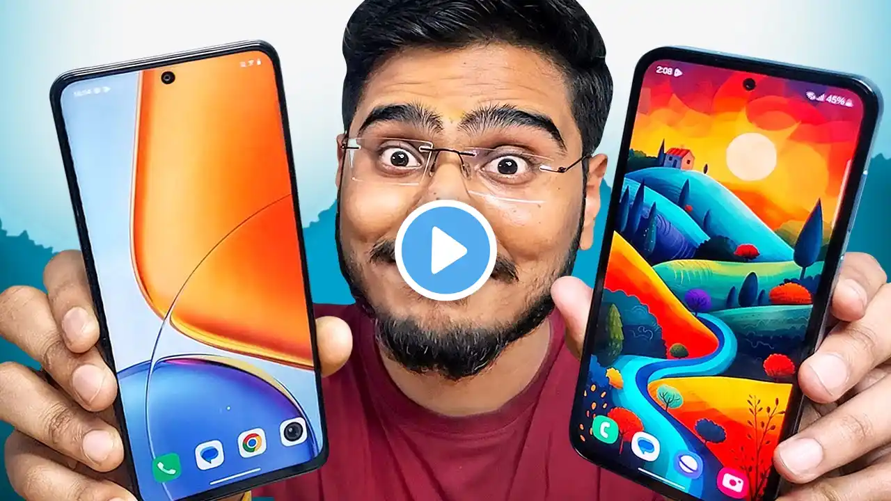 Samsung M35 5G vs Vivo T4x 5G Full Review | Performance, battery backup