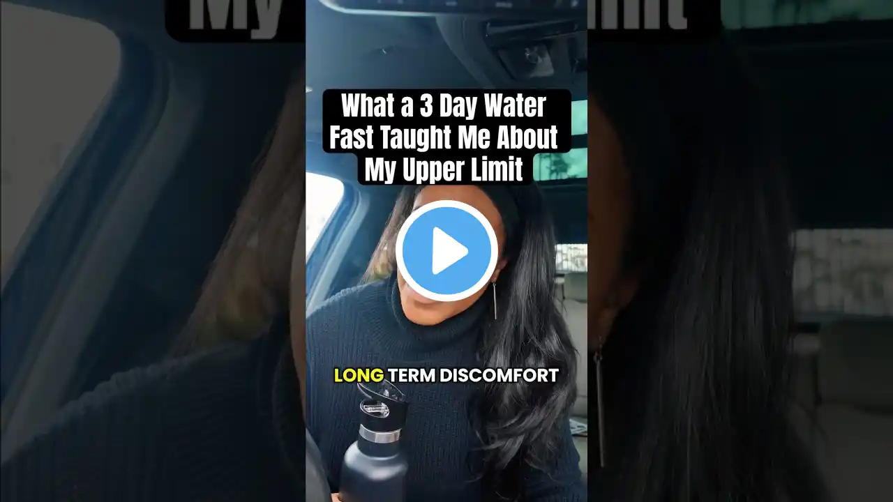 Here’s what my 3 day water fast taught me about pushing past discomfort and growth