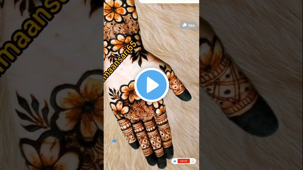 new henna design!#viralshorts#shorts#viralvideo#trend#trending#henna#mehndi#fyp#subscribe#ramzan