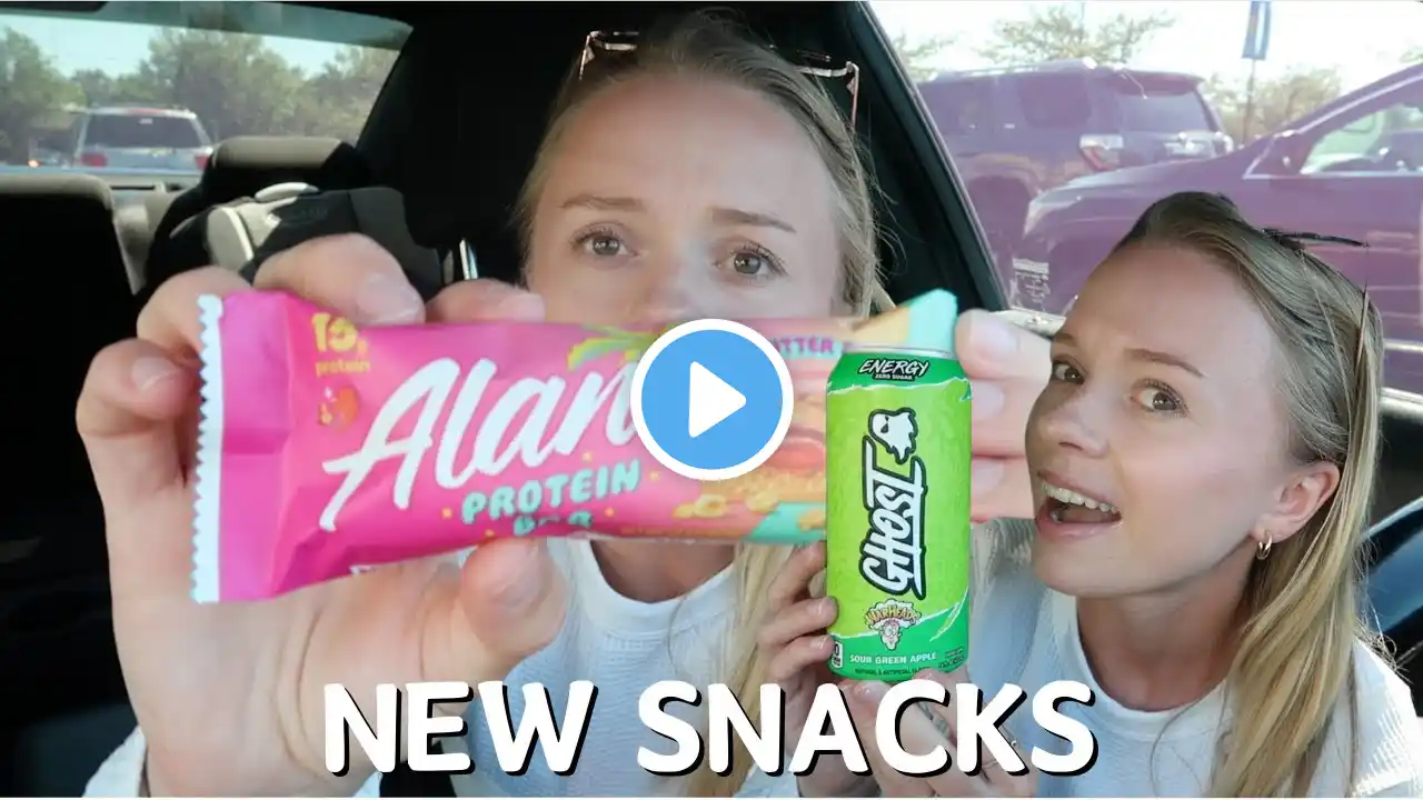 NEW SNACKS | warheads Ghost Sour green apple & Alani Nu peanut butter & jelly protein bar