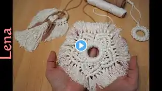 𝗠𝗮𝗰𝗿𝗮𝗺𝗲 with 𝗟𝗲𝗻𝗮 🌟 Makramee Stern Weihnachtsdeko 🌟 Macrame Christmas Star Easy for Beginners