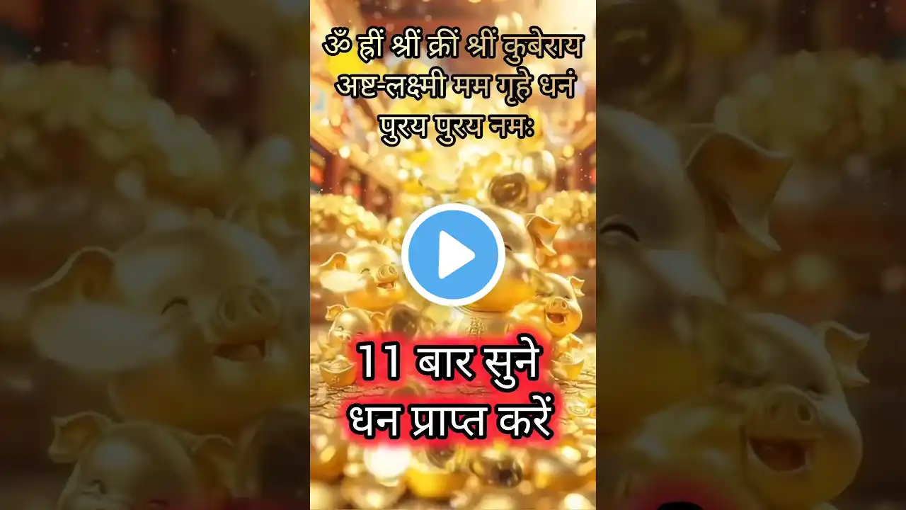 🙏🕉Chant This Kuber-Lakshmi Mantra For Wealth&Prosperity📿💵🙏#kubermantra #lakshmi #viralshort #shorts_