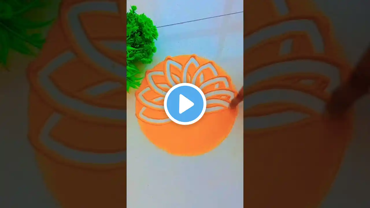 Relaxing art🧡❤️#youtubeshorts#rangoli#trending#relaxing#satisfying#shorts#short#shortvideo#art#short