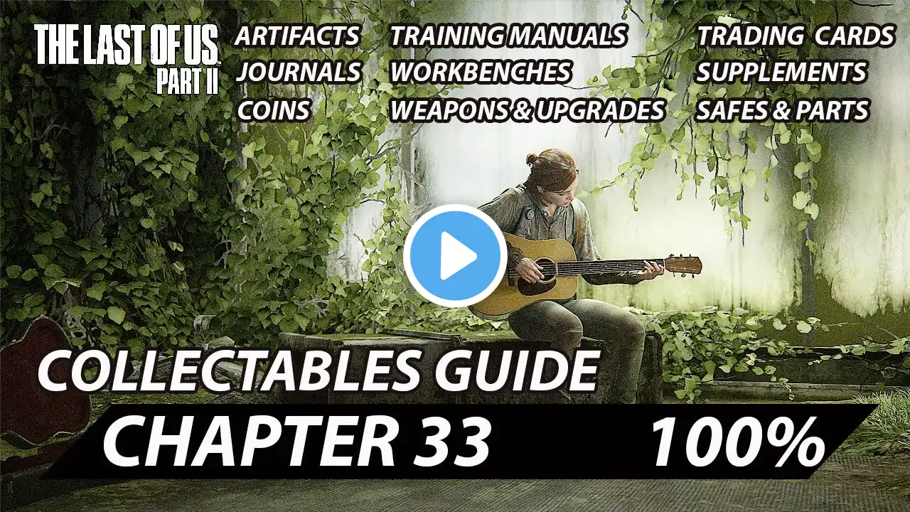 Last Of Us 2 - Chapter 33 - All Collectables Location - Full Guide 100%
