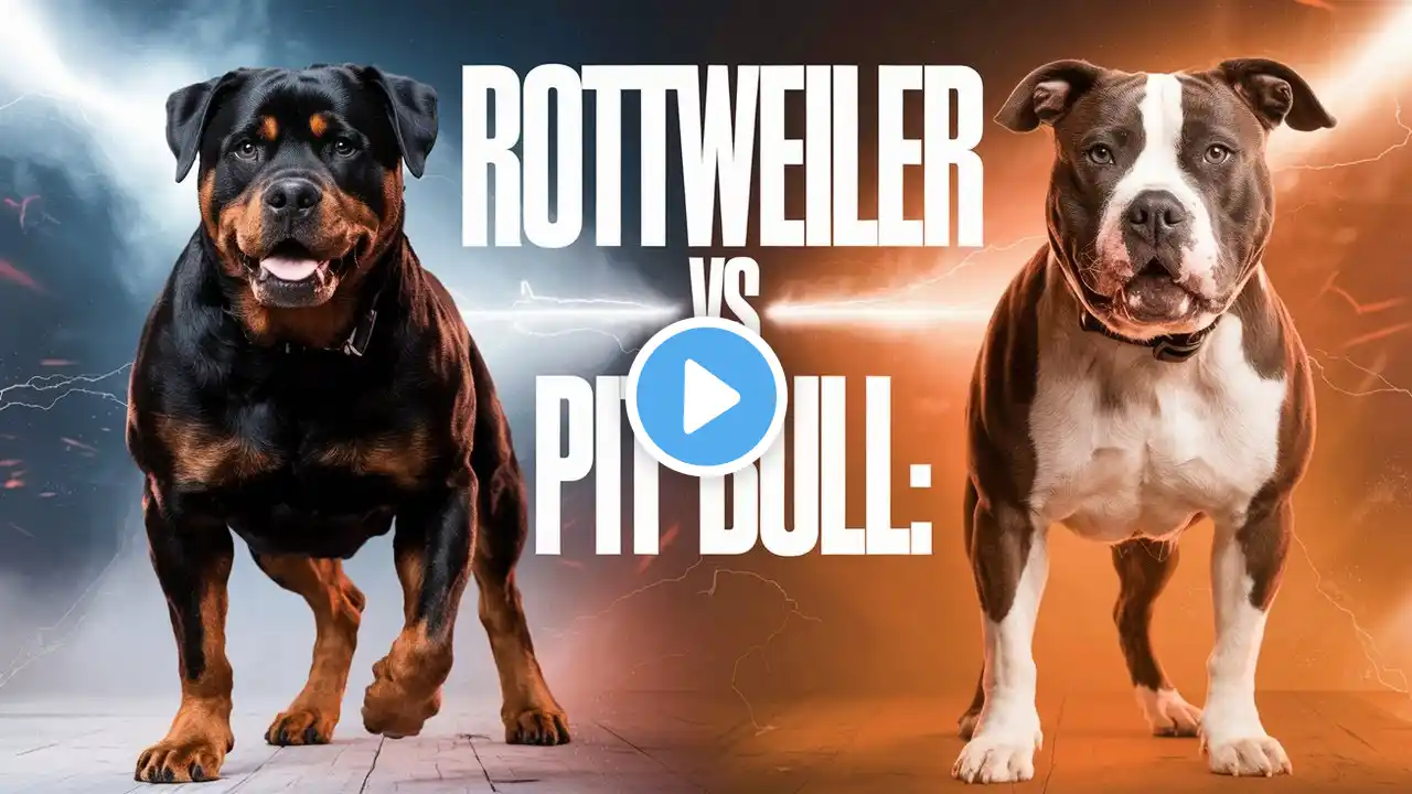 Rottweiler vs Pit Bull   Which Dog Breed is Actually Stronger