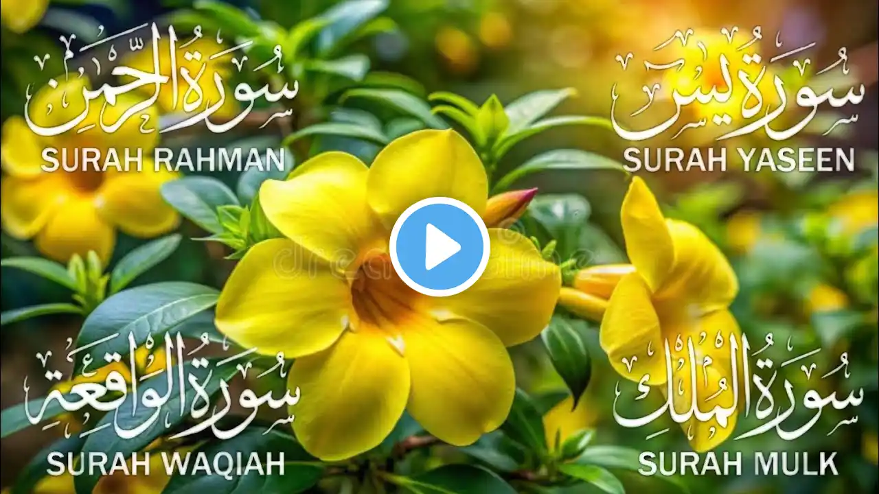Ep-019 Surah Yaseen, Rahman, Waqiah, Mulk, Muzzamil-Quran 5 Surahs Heart Soothing Recitation/Tilawat