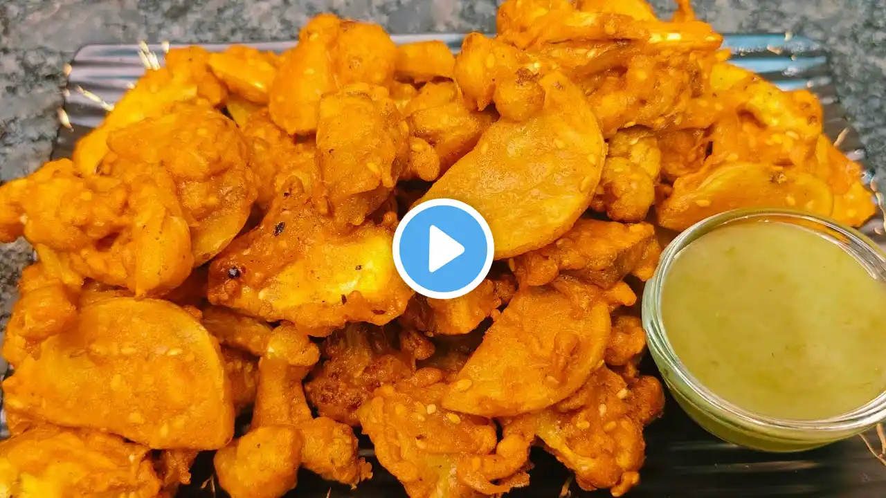 5 Minutes Me Banaye Neyi Tarike Se Schezwan Pakora|Street style Recipe! Pakoda